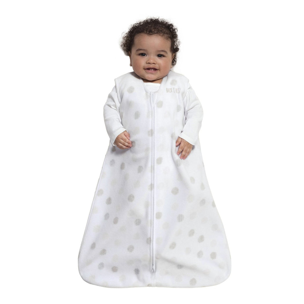 Halo SleepSack Wearable Blanket White Dot Fleece - Tadpole