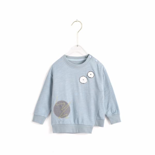 Aimama Applique Embroidery Sweatshirt - Tadpole