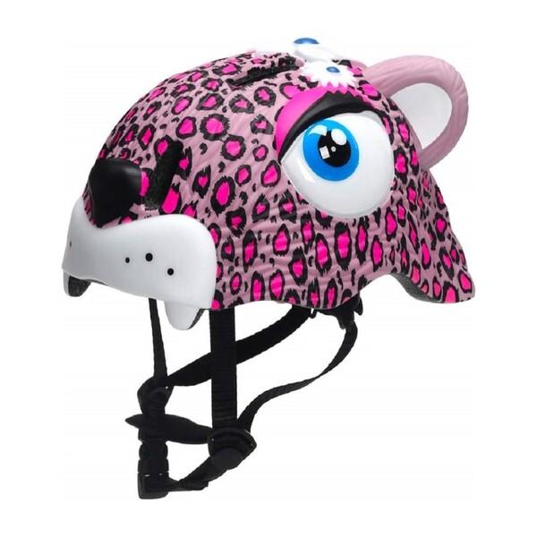 Animiles Leopard Helmet, Pink - Tadpole