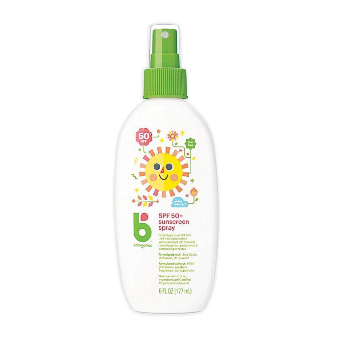 Babyganics Sunscreen Spray SPF 50+ 6oz - Tadpole