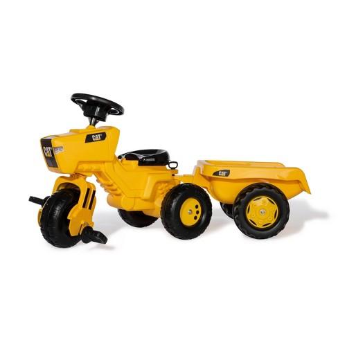 CAT Three Wheel Tractor with Trailer - Tadpole