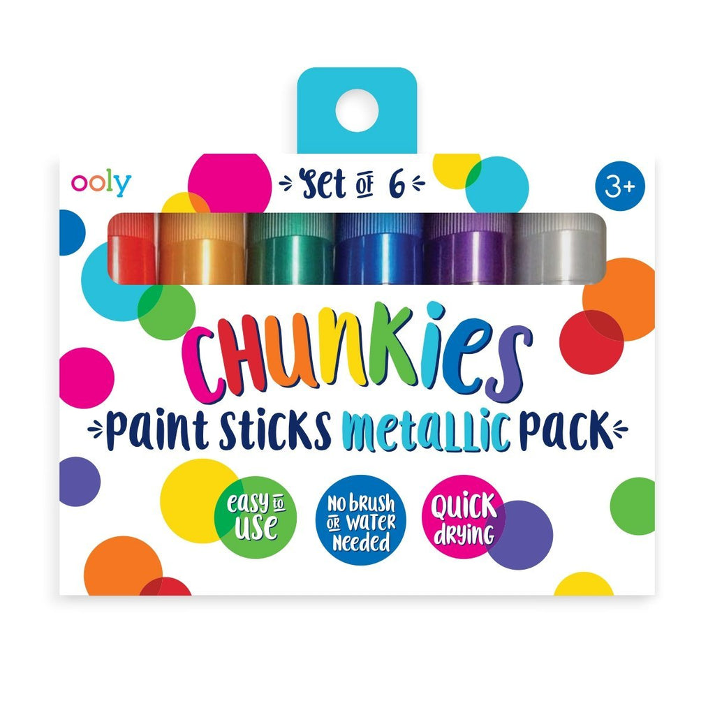 Chunkies Paint Sticks Metallic - Set of 6 - Tadpole