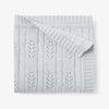 Elegant Baby Cotton Leaf Knit Blanket - Tadpole