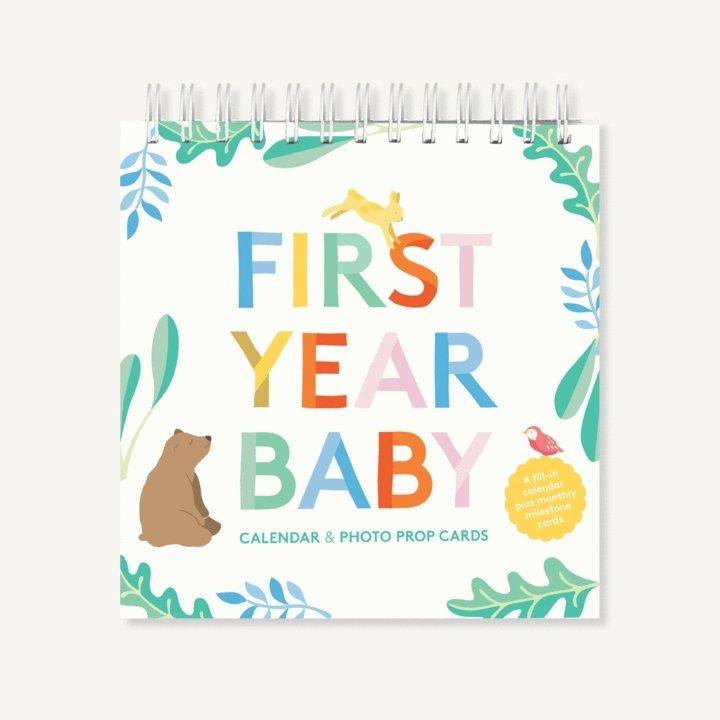 First Year Baby Calendar & Photo Prop Cards - Tadpole