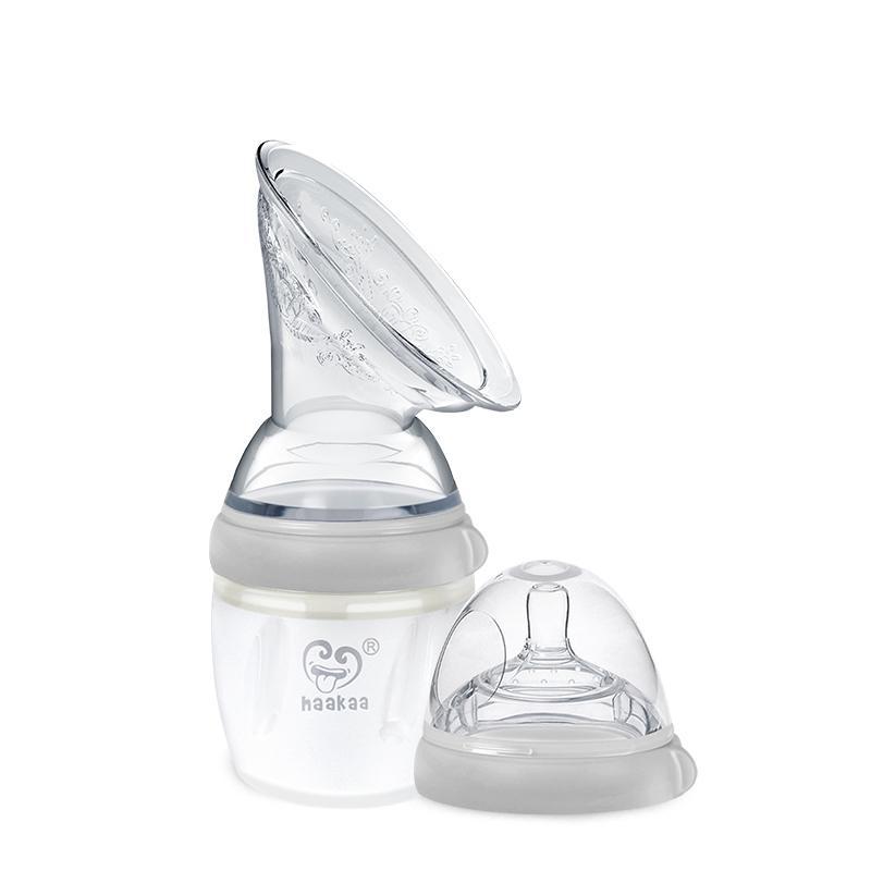 Haakaa Gen 3 Silicone Breast Pump and Bottle Set 6 oz - Tadpole