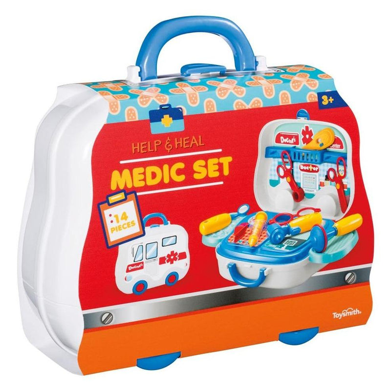 Help And Heal 14 Piece Kids Medic Set In Mobile Carry Case - Tadpole
