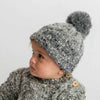 Huggalugs Grey Tweed Beanie Hat - Tadpole
