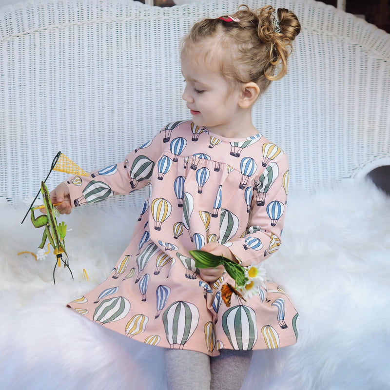 Kidpole Organics Air Balloon Kids Dress - Tadpole
