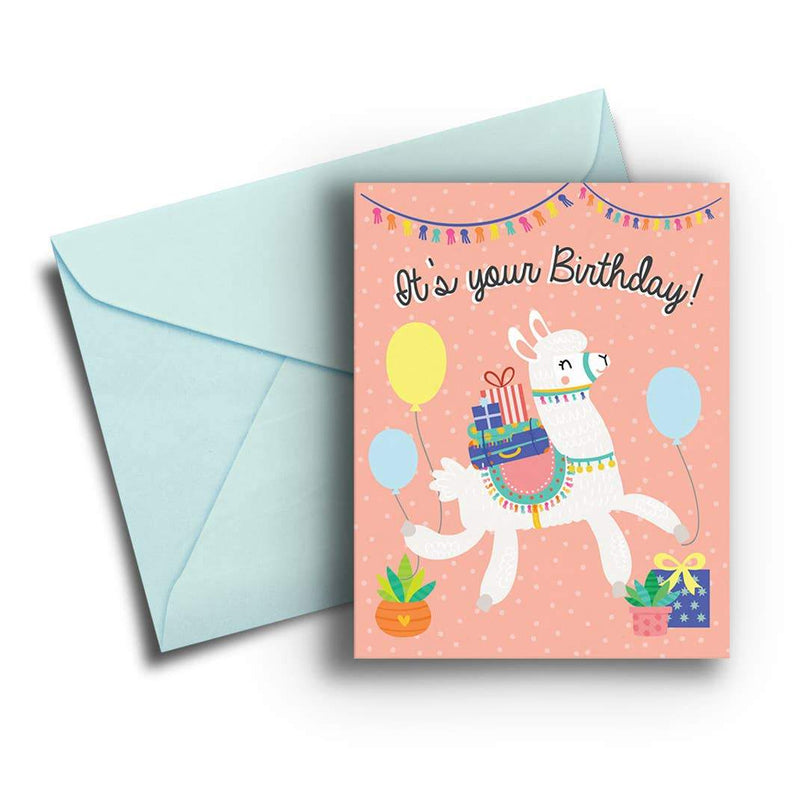 Llama Kid's Birthday Card - Tadpole