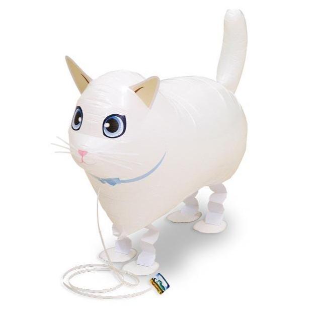 My Very Own Pet Balloon 18" White Cat - Tadpole