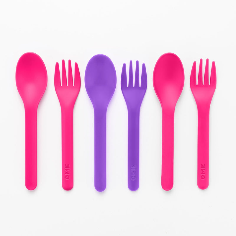OmieLife Fork & Spoon Set - Tadpole