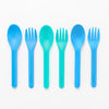 OmieLife Fork & Spoon Set - Tadpole