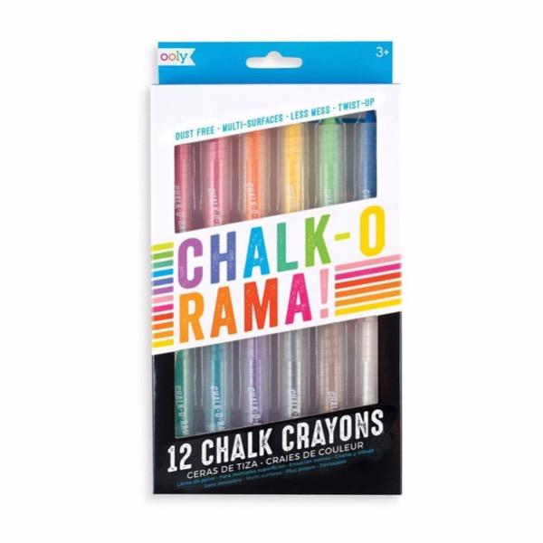 Ooly Chalk-O-Rama Dustless Chalk Sticks - Tadpole