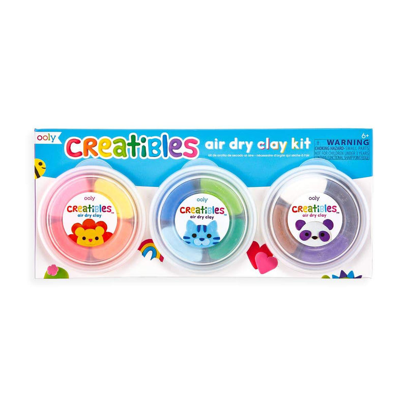 Ooly Creatibles DIY Air Dry Clay Kit - Set of 12 - Tadpole
