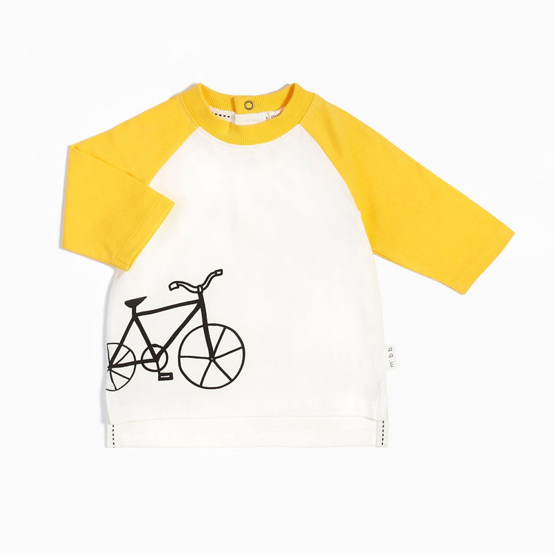 Petit Lem Knit Baby T-Shirt Off-White - Tadpole