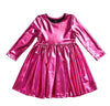Pink Chicken Liza Lame Pink Metallic Dress - Tadpole