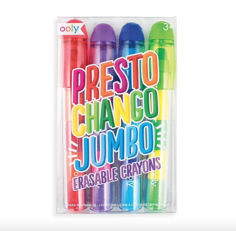 Presto Chango Jumbo Erasable Crayons - Tadpole