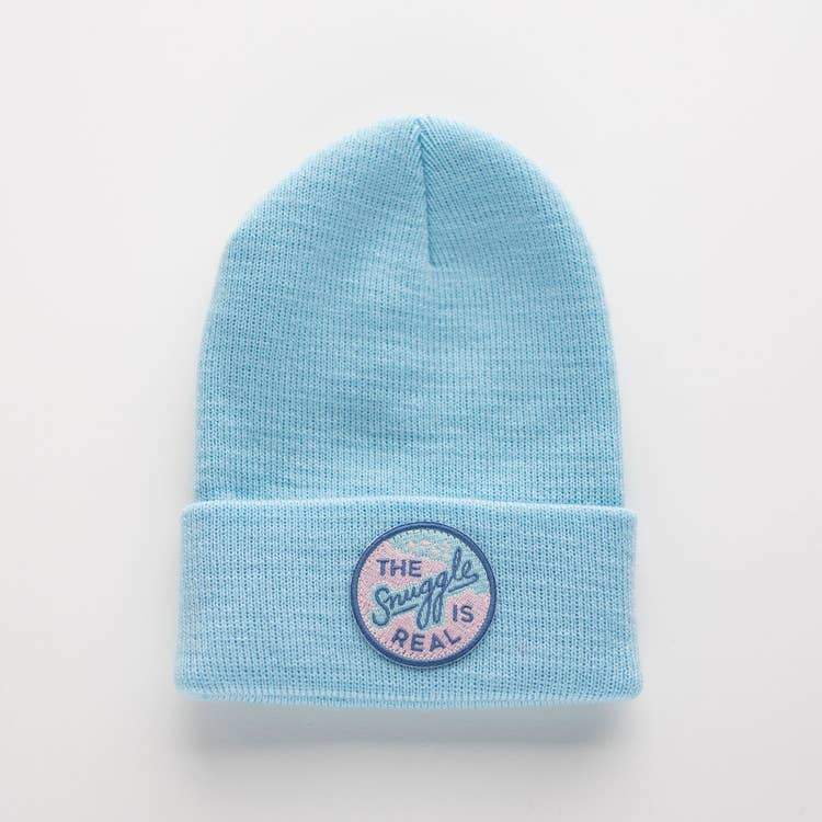 Seaslope Toddler Beanie With Embroidered Patch - Tadpole