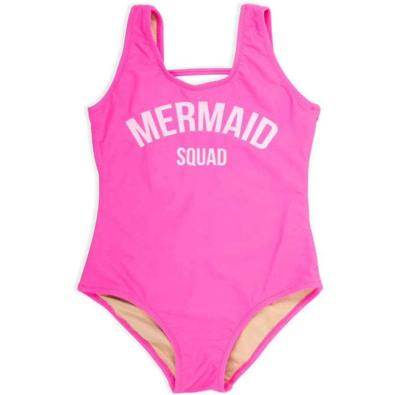 Shade Critters One-Piece Mermaid Squad - Hot Pink - Tadpole