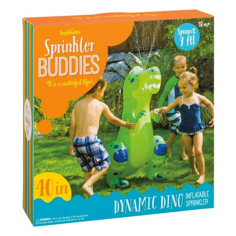 Sprinkler Buddies Dynamic Dino Inflatable Outdoor Sprinkler - Tadpole