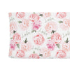 Sugar + Maple Changing Pad Cover - Peach Peony Blooms - Tadpole