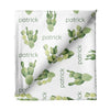 Sugar + Maple Large Stretchy Blanket - Cactus - Tadpole