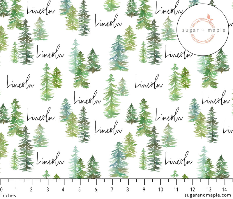 Sugar + Maple Small Blanket & Hat Set - Pine Tree - Tadpole