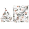 Sugar + Maple Small Blanket & Hat Set - Tropical Floral - Tadpole
