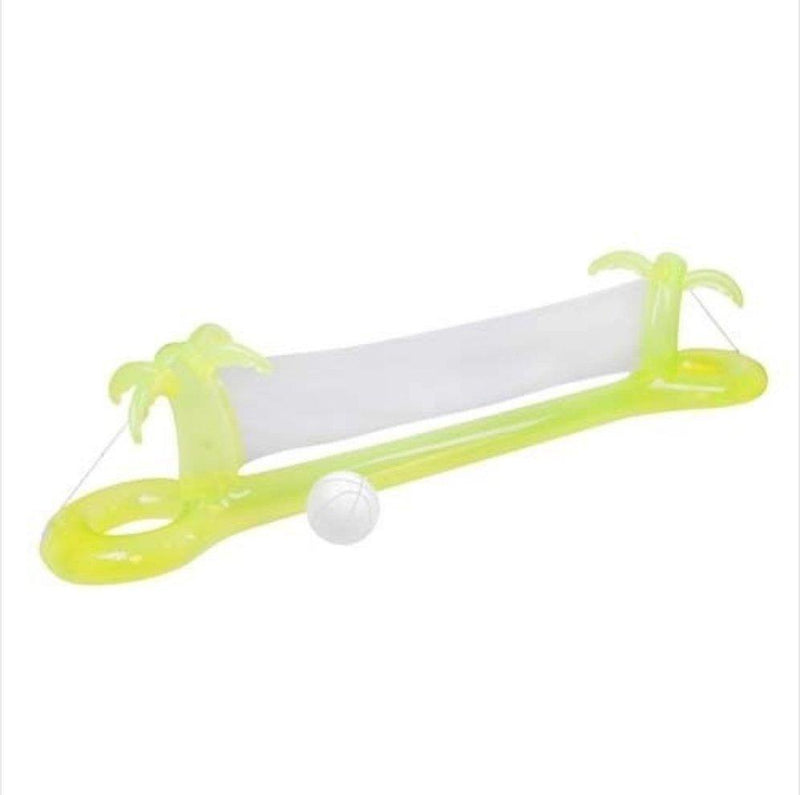 Sunnylife Inflatable Float Away Volley Ball Set Tropical Neon Lime - Tadpole