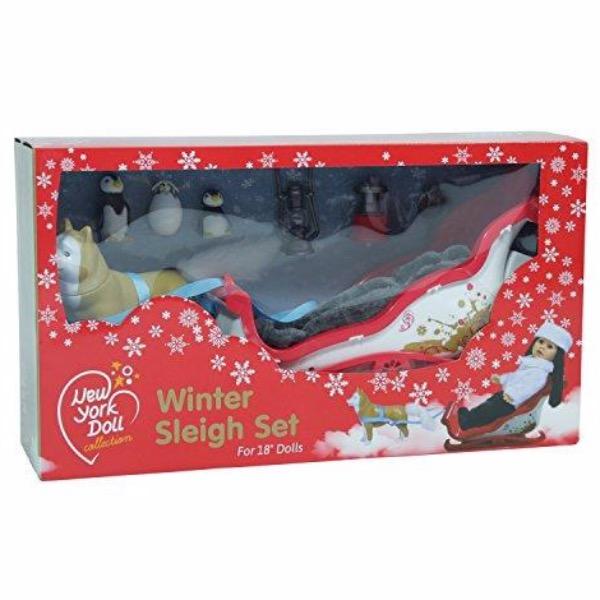 The New York Doll Collection Winter Sleigh - Tadpole