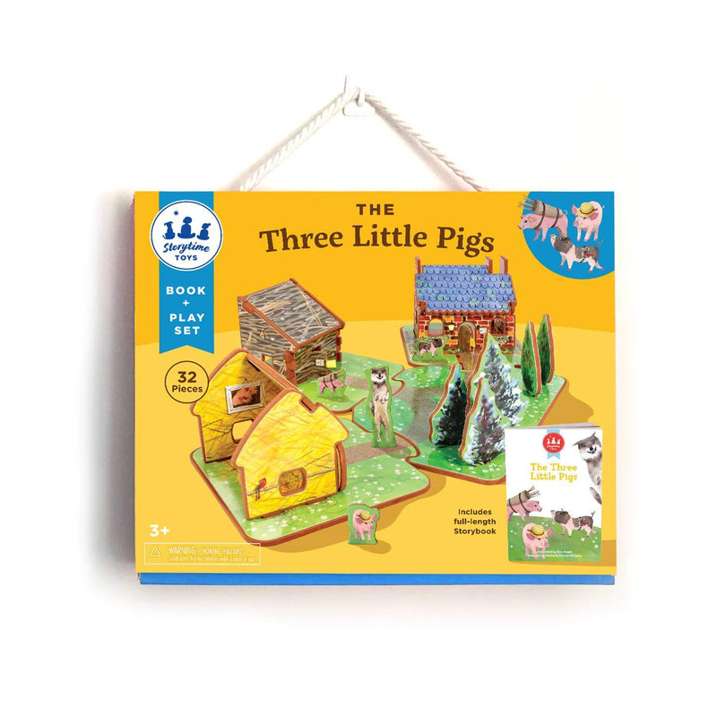 The Three Little Pigs Book and Play Set - Tadpole