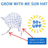 Twinkebelle Grow-With-Me Sun Hat Anchors - Tadpole