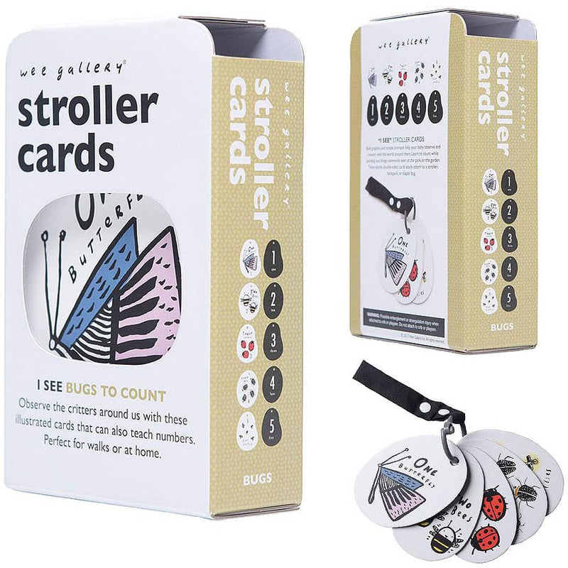 Wee Gallery Stroller Cards "I See Bugs to Count" - Tadpole