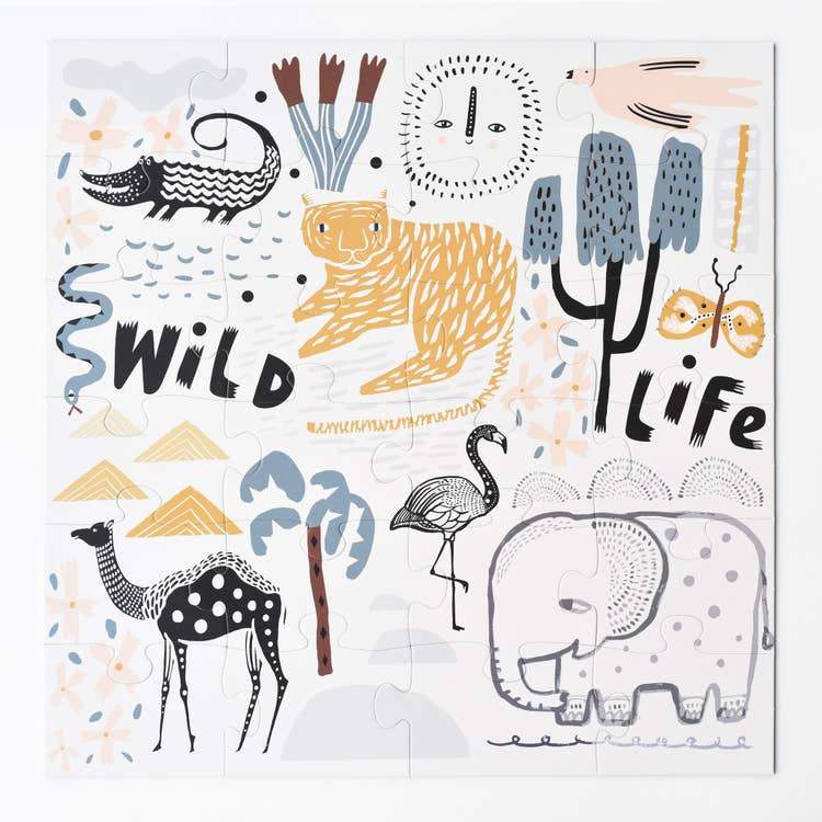 Wild Life Floor Puzzle - Tadpole